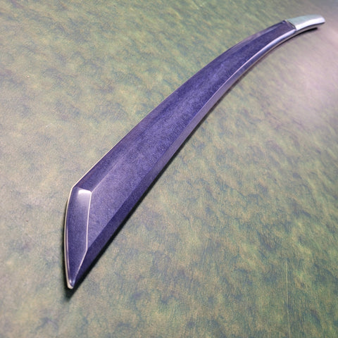 Cobalt and Bone Shinbudo Bokken - Katana Sori