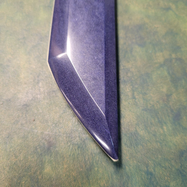Cobalt and Bone Shinbudo Bokken - Katana Sori