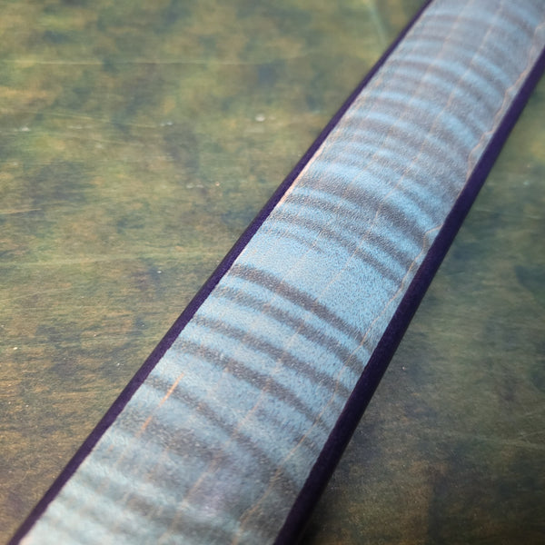 Cobalt and Bone Shinbudo Bokken - Katana Sori