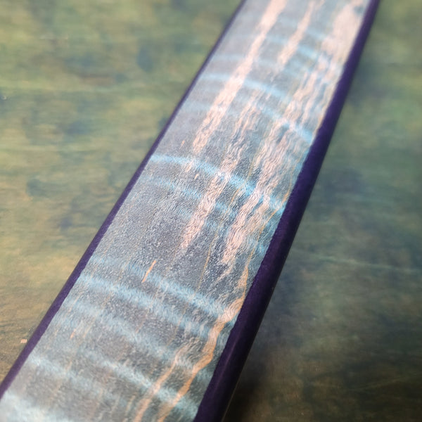 Cobalt and Bone Shinbudo Bokken - Katana Sori