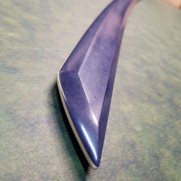 Cobalt and Bone Shinbudo Bokken - Katana Sori