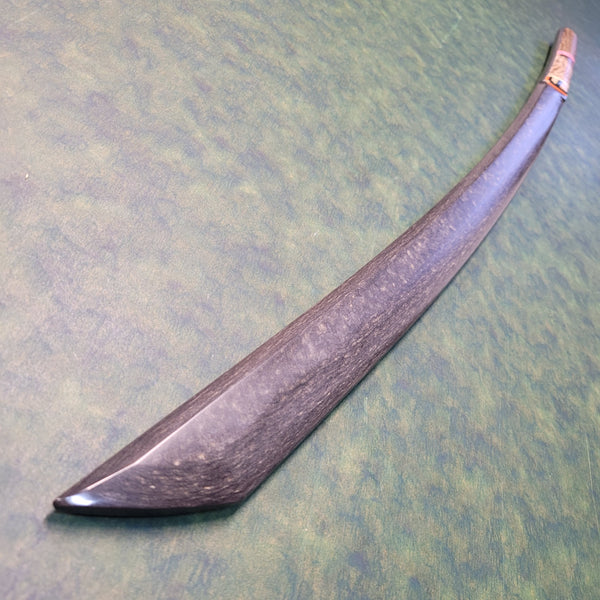 Gunmetal Shinbudo Bokken - Katana Sori