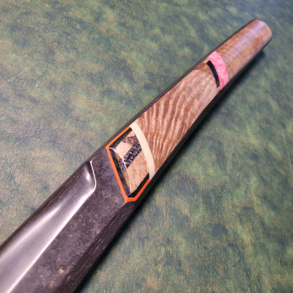 Gunmetal Shinbudo Bokken - Katana Sori