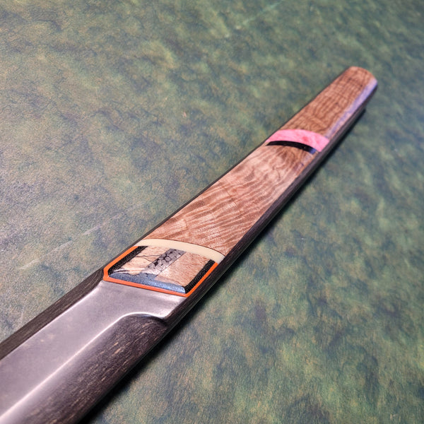 Gunmetal Shinbudo Bokken - Katana Sori