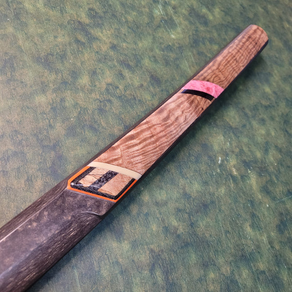 Gunmetal Shinbudo Bokken - Katana Sori
