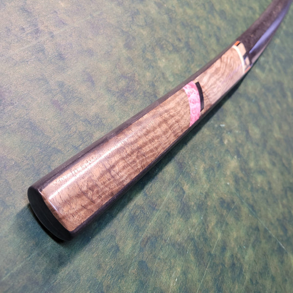 Gunmetal Shinbudo Bokken - Katana Sori