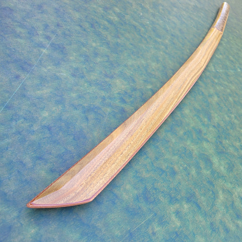 Canvas Phenolic Laminated (Vera/Walnut) Shinbudo Bokken - Katana Sori