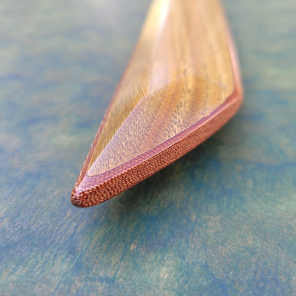 Canvas Phenolic Laminated (Vera/Walnut) Shinbudo Bokken - Katana Sori