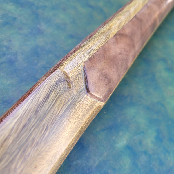 Canvas Phenolic Laminated (Vera/Walnut) Shinbudo Bokken - Katana Sori