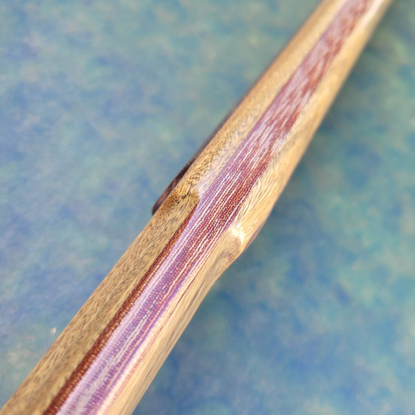 Canvas Phenolic Laminated (Vera/Walnut) Shinbudo Bokken - Katana Sori