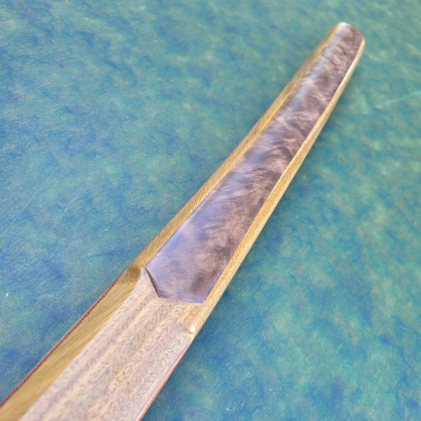 Canvas Phenolic Laminated (Vera/Walnut) Shinbudo Bokken - Katana Sori