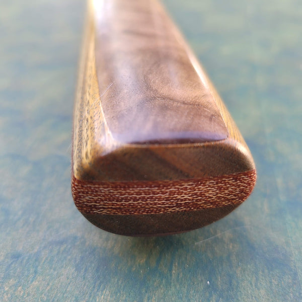 Canvas Phenolic Laminated (Vera/Walnut) Shinbudo Bokken - Katana Sori