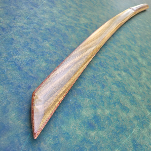 Canvas Phenolic Laminated (Vera/Walnut) Shinbudo Bokken - Katana Sori