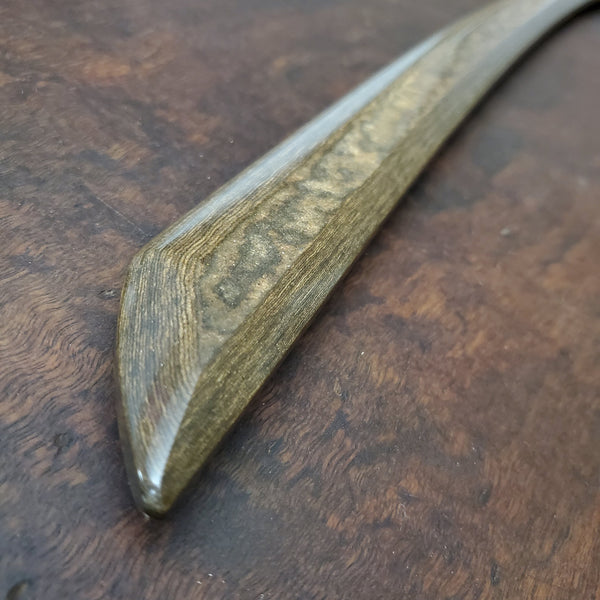'Mocha' Shinbudo Bokken (Katana Sori) - Medium