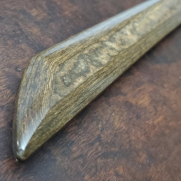 'Mocha' Shinbudo Bokken (Katana Sori) - Medium